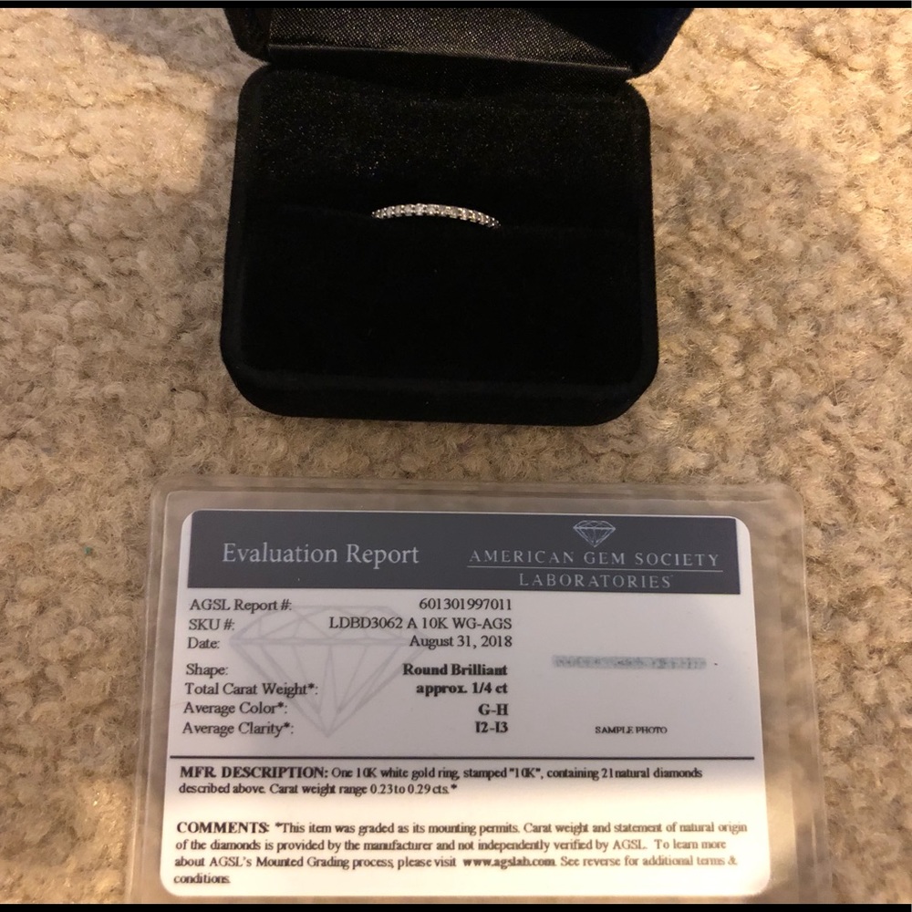 Dainty diamond ring